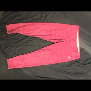 like new adidas 3/4 leggings workout